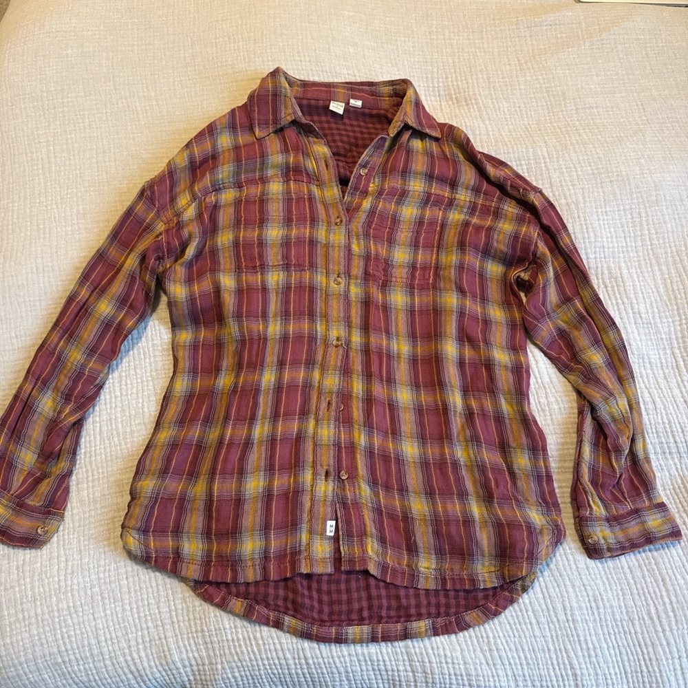 Melrose and Market Plaid Shirt